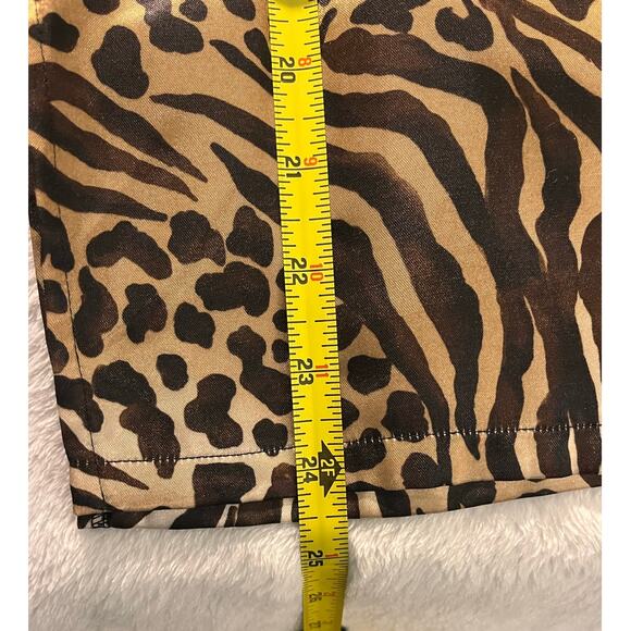 Kathryn Pajama Top Animal Print Leopard Zebra NWT Size Med Lounge Sleep Shirt - Picture 8 of 9
